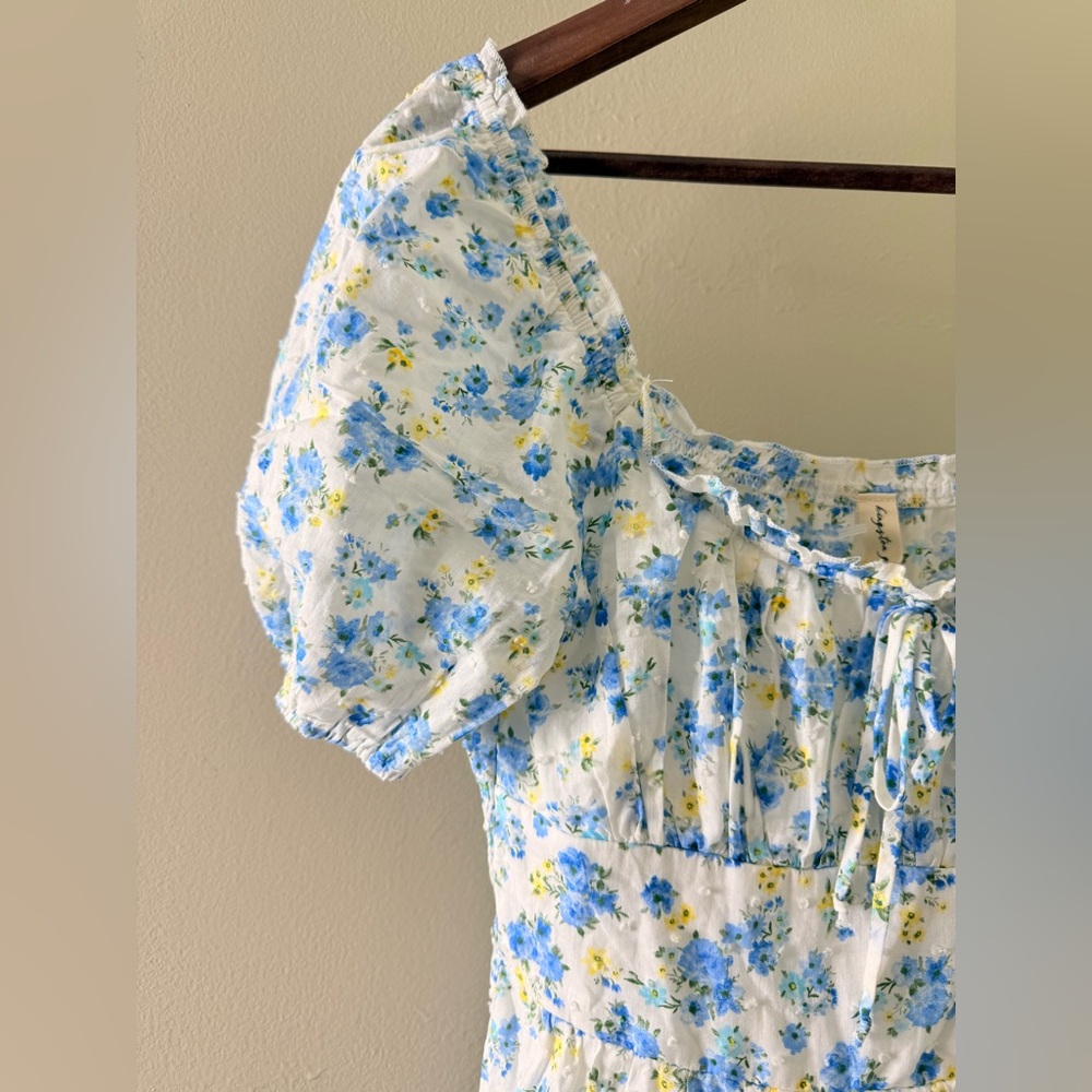 Kingston Grey Juniors' Floral-Print
Cotton Puff-Sleeve‎ Mini Dress Small - Picture 6 of 16